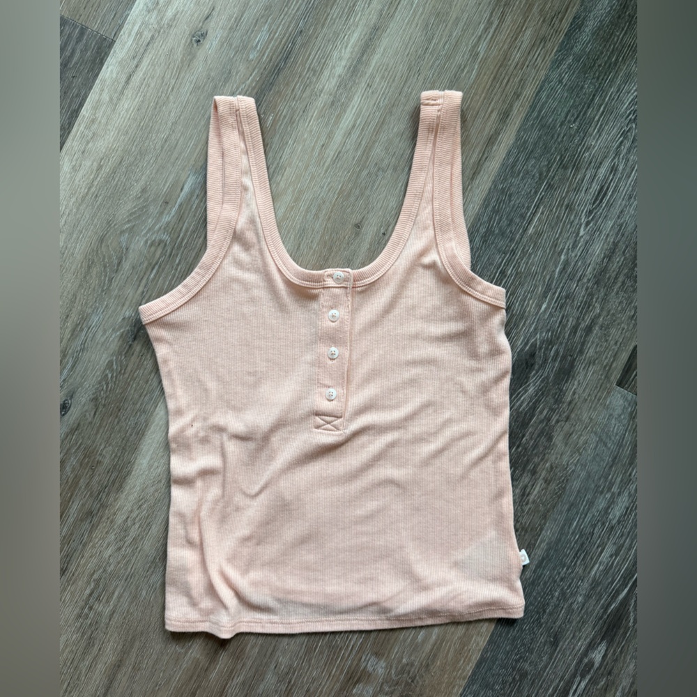 Light Pink Tank Top- Ribbed